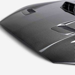 Ford Mustang Mach 1 Hood - Anderson Composites - Type-SK Double-Sided - Carbon Fiber - `21-`23